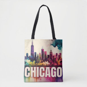Chicago Skyline Tygkasse
