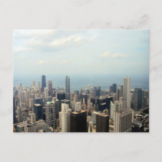 Chicago Skyline View from Willis Torn Vykort