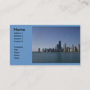 Chicago Skyline visitkort