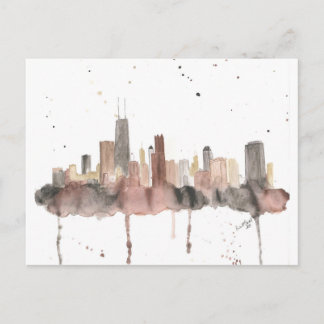 Chicago Skyline Vykort