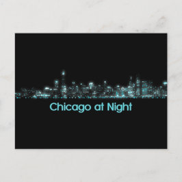 Chicago Skyline Vykort