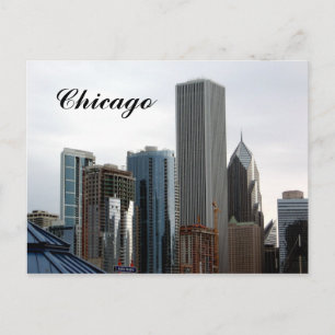 Chicago Skyline-vykort Vykort