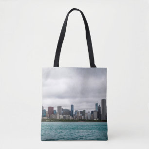 Chicago skylinechicago, skylin, flyg, arkitekt tygkasse