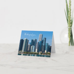 Chicago-Skyscraper tänker på ditt kort