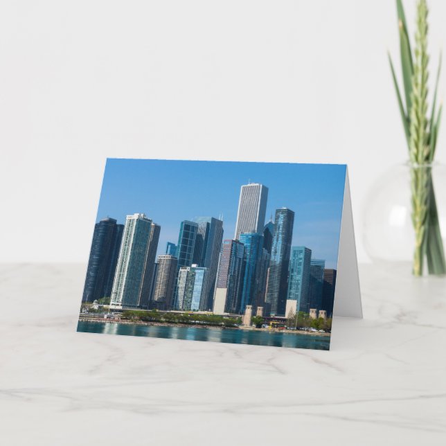 Chicago Skyscrapers Card Kort (Framsida)