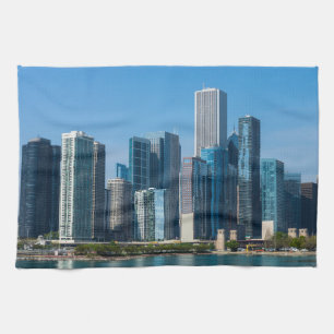 Chicago Skyscrapers Kökshandduk