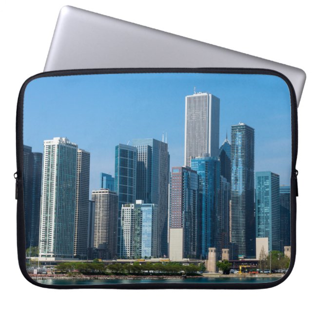 Chicago Skyscrapers Laptop Fodral (Framsidan)