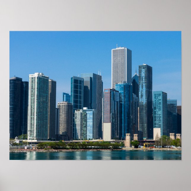 Chicago Skyscrapers Poster (Framsidan)
