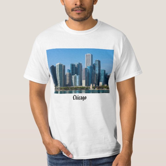 Chicago Skyscrapers T Shirt (Framsida)