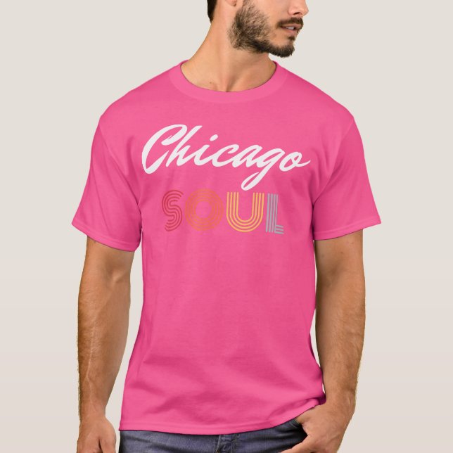 Chicago Soul Chi Town Riverwalds Windy City Magnif T Shirt (Framsida)