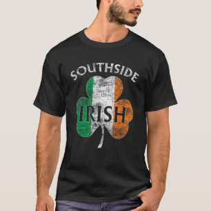 Chicago Southside Irish Flagga St. Patrick's Day T Shirt