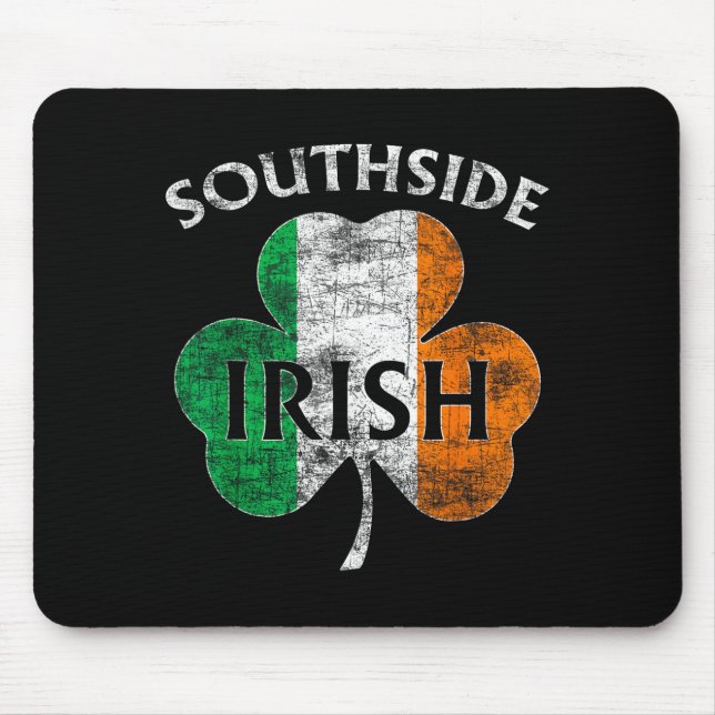 Chicago Southside irländska flaggan St. Patrick's  Musmatta (Framsidan)