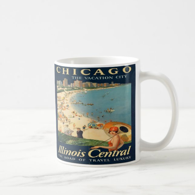 Chicago souvenirmugg kaffemugg (Höger)