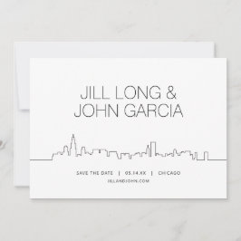 Chicago Spara datum Inbjudningar