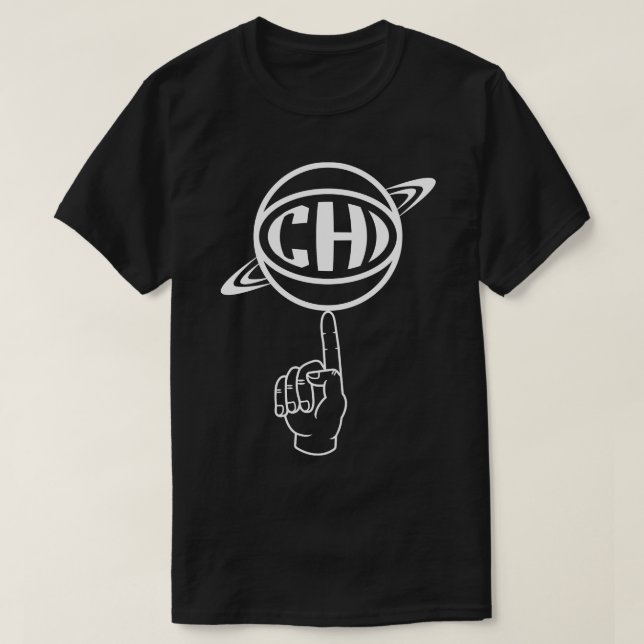 Chicago Spinning Boll White T Shirt (Design framsida)