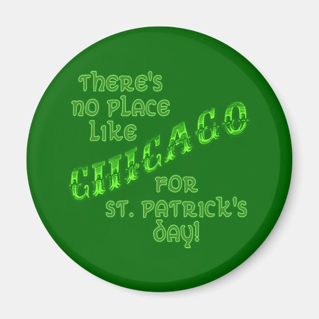 CHICAGO-St patricks day Magnet (Framsidan)