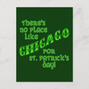 CHICAGO-St patricks day Vykort