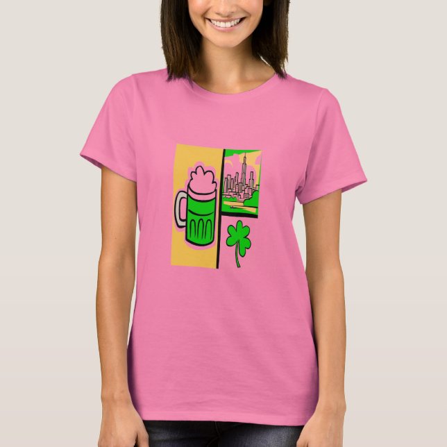Chicago St. Pattys dag T-Shirt (Framsida)