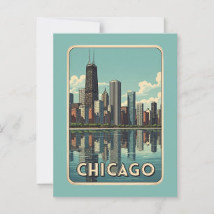 chicago stad vykort