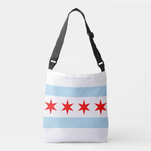 Chicago stadsflagga axelväska