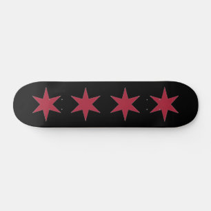 Chicago Stars Mini Skateboard Bräda 18,5 Cm