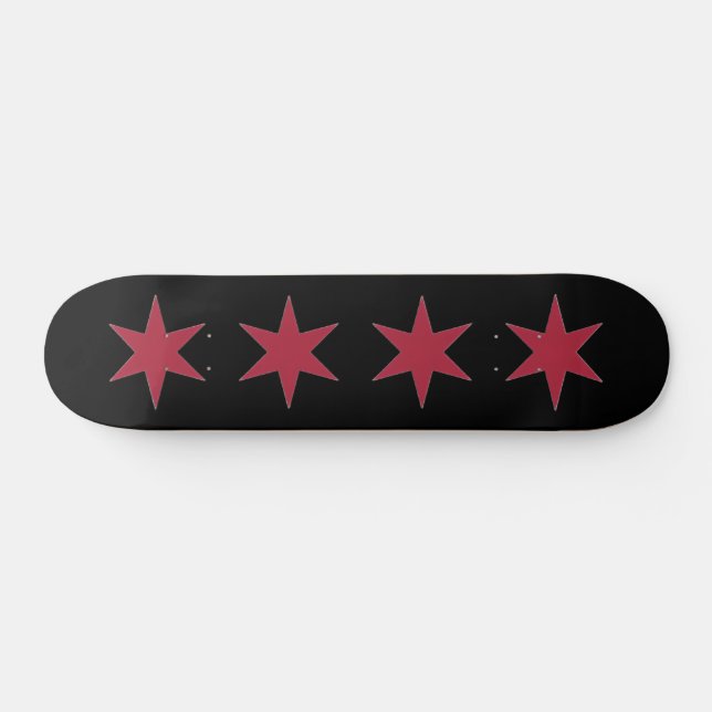 Chicago Stars Mini Skateboard Bräda 18,5 Cm (Horz)