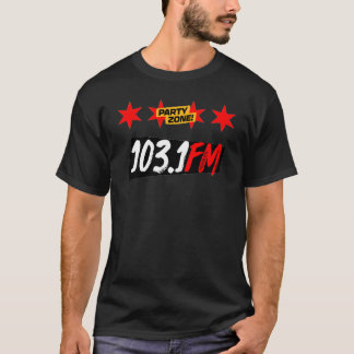 Chicago Stars Party Zon 103.1 FM-logotyp T Shirt