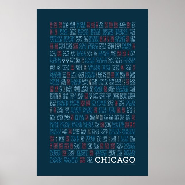 Chicago stavelse poster (Framsidan)