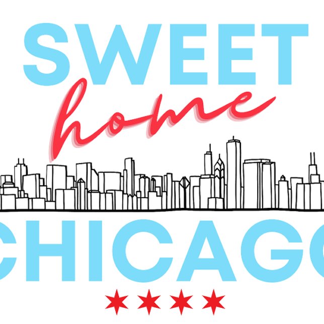 Chicago Sticker Runt Klistermärke (Skapare uppladdad)