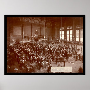 Chicago stiger ombord av handelfotoet 1900 poster