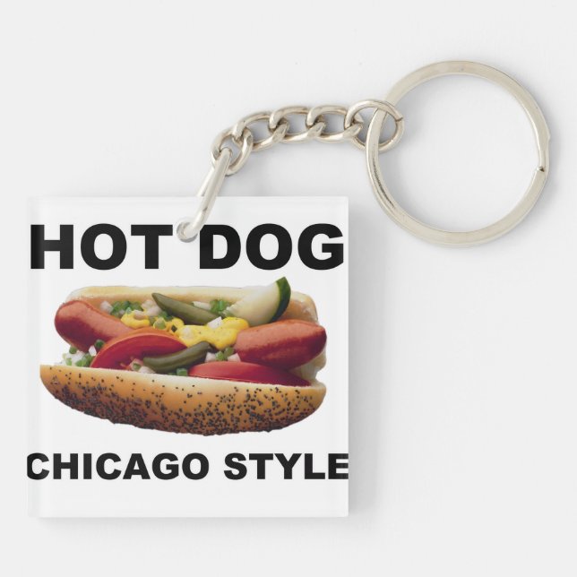 Chicago Stil Hett Hund (Baksidan)