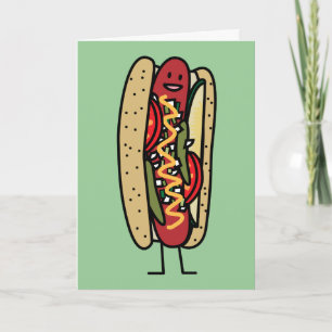 Chicago Stil Hett Hund hett red poppy bun senap Tack Kort