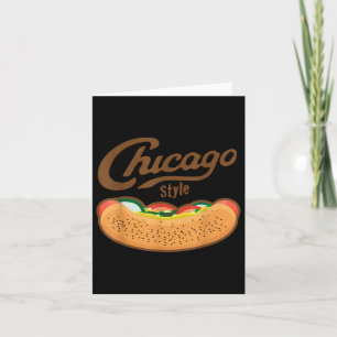 Chicago Stil Hett Hund Summer Kort