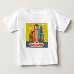 Chicago-Stil Hotdog T Shirt