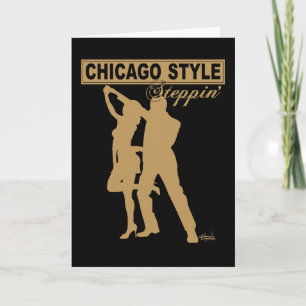 Chicago Stil Steppin' Greeting Card Kort