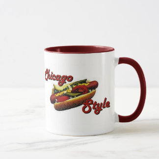 Chicago stilHotdog Mugg