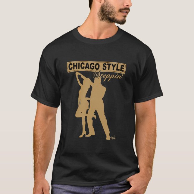 Chicago stilSteppin TShirt Tröja (Framsida)