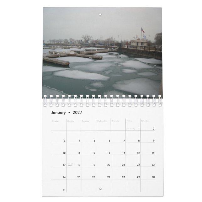 Chicago strand 2011 kalender (Jan 2027)