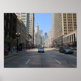 Chicago street USA Poster