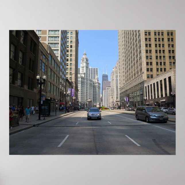 Chicago street USA Poster (Framsidan)