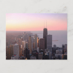 Chicago Sunset Vykort