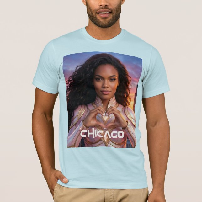 CHICAGO - SUPERHERO T SHIRT (Framsida)