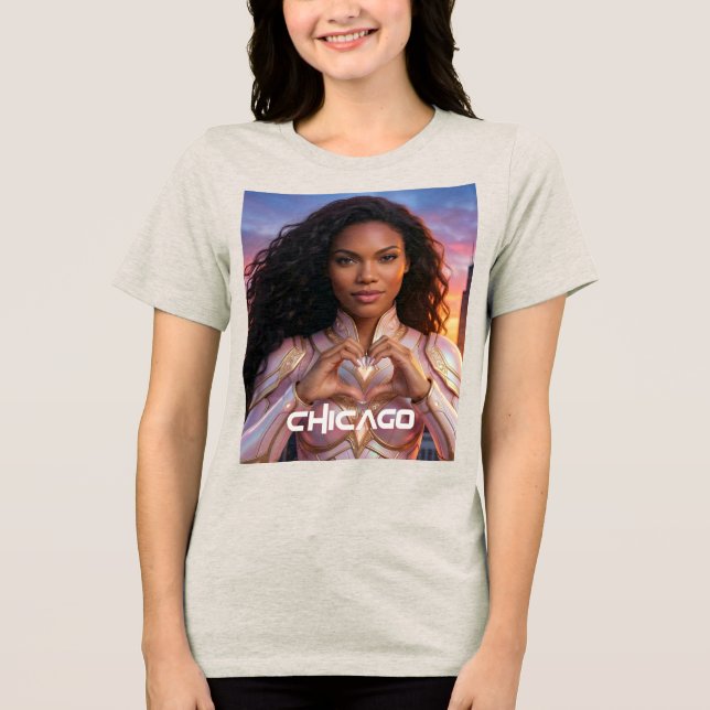 CHICAGO - SUPERHERO T SHIRT (Framsida)