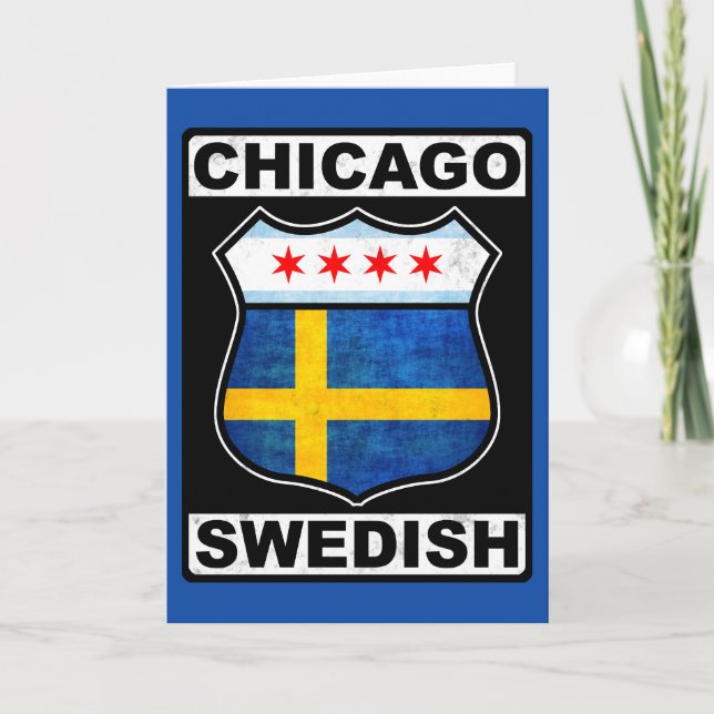 Chicago Svenska Kort (Framsida)