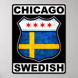 Chicago Svenska Poster