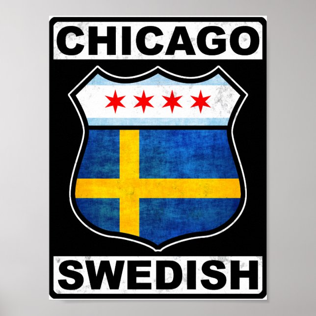 Chicago Svenska Poster (Framsidan)