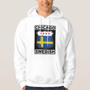 Chicago Svenska Sweatshirt Med Luva