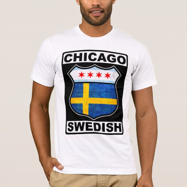 Chicago Svenska Tee Shirt (Framsida)