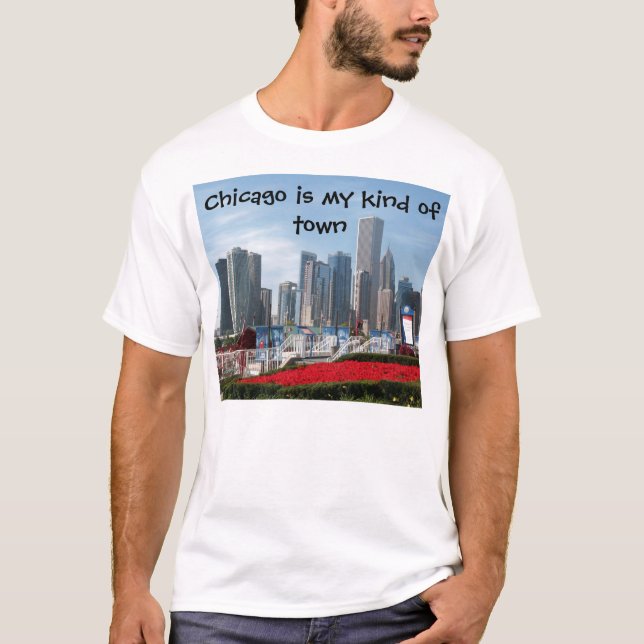 Chicago T-tröja T-shirt (Framsida)