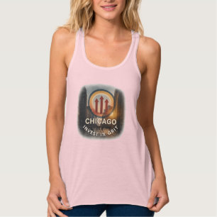 Chicago Tank Blomstrengthwear Linne Med Racerback